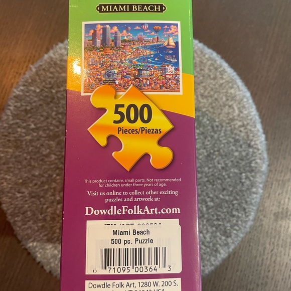 Dowdle 500 piece puzzle of Miami Beach - Picture 2 of 4